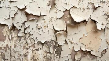 A close up of a peeling paint wall photo