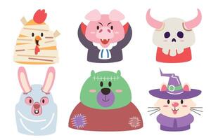Spooky and Fun Halloween Graphics Collection vector