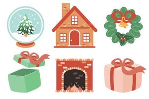 Design Christmas and New Year Elements vector