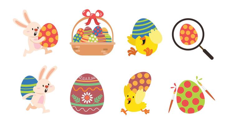 Easter Egg Cartoon Character illustration
