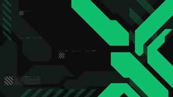 Abstract green and black retro futuristic and sci-fi background with cyberpunk style design vector