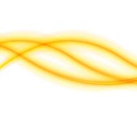 Abstract orange waves background vector