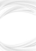 Abstract background with grey waves vector