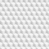 Grey abstract 3d cubes pattern vector