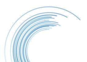 Blue tech arc background vector