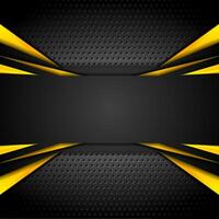 Dark tech corporate abstract background vector