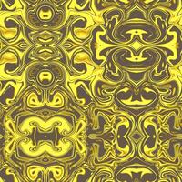 seamless pattern golden abstract psychedelic liquid vector