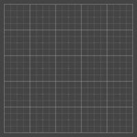 Black grid background with structured white line pattern vector