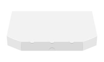 cardboard pizza box icon illustration isolated on white background vector