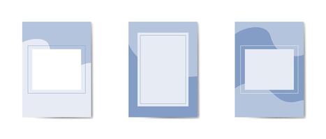Rectangular editable background, template with a place for text for posts on social networks, web banner vector