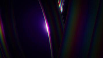 Abstract background with rainbow stripes and light from the center video