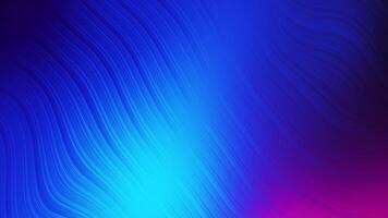 Abstract gradient neon background with wave animation video