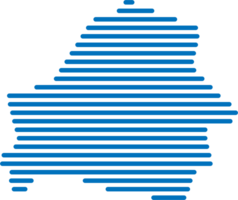 horizontal line drawing of belarus map. png