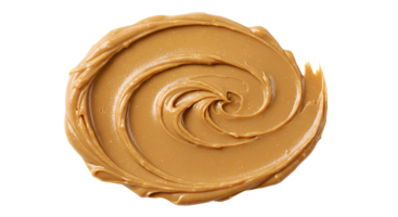 Top view of peanut butter spread , rich and creamy nut butter texture for culinary and organic food concepts png