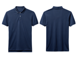 Stylish polo shirt template showcasing classic design perfect for casual or formal occasions. Ideal for branding or personal use png