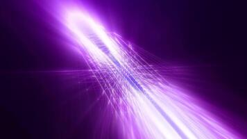 Abstract scene of futuristic cyber world, sci-fi grid, technology glowing energy purple surface, neon night scene, digital science background 4K animation, seamless loop, virtual reality concept video