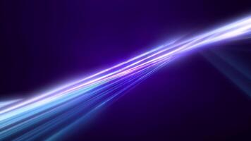 Abstract scene of futuristic cyber world, sci-fi grid, technology glowing energy purple surface, neon night scene, digital science background 4K animation, seamless loop video