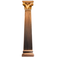 3d render classical column with transparent background png