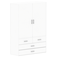 3d render wardrobe closet with transparent background png