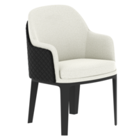 3d render luxury chair decor with transparent background png