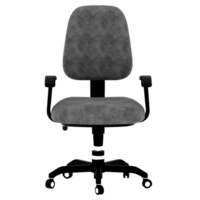 3d render office chair with transparent background png