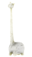 3d render giraffe statue with transparent background png