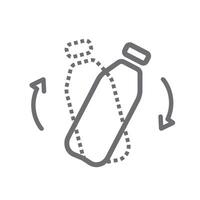 Shake bottle before use, icon, . vector