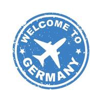 Welcome to Germany. Collection of icons welcome to. vector