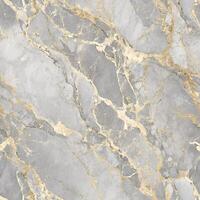 1x1 Seamless texture, Gray marble with gold veins, intricate patterns, smooth texture, luxurious appearance, elegant design photo