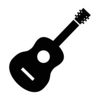 Guitar icon. Guitar on white background. Perfect use for web, pattern, design, icon, ui, ux, etc. vector