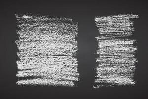 Brush strokes textures. Grunge crayon design elements Rectangle bold text boxes. Black elements on black chalkboard. Chalk distressed banners. Ink splatters. Grunge painted objects. illustration vector