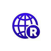 roaming icon for apps and web vector