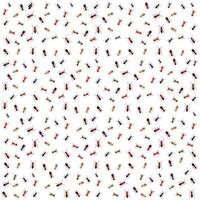 Background pattern of a group of ants illustration. vector