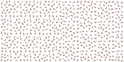 Background pattern of a group of ants illustration vector