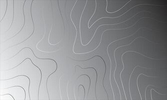 Abstract Topographic Lines Design on a Monochromatic Gradient Background vector