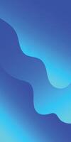 Abstract Blue Gradient Design With Smooth Shapes and Fluid Patterns vector