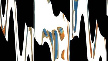 Organic White Wavy Structure Abstract Digital Rendering video