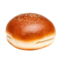 Freshly Baked Soft Bun with Sesame Seeds png