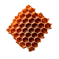 closeup View of Natural Honeycomb Structure with Hexagonal Cells png