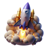 stunning abstract Space Shuttle Launch with Smoke Plume Cutout Isolated Element authentic png