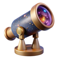 dramatic abstract Space Telescope Observing Distant Galaxy Cutout authentic png