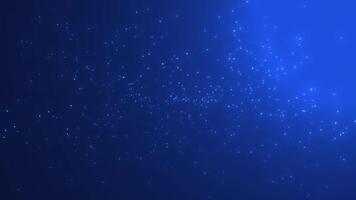 Abstract blurry dots random moving with shiny light video