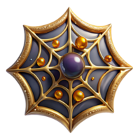 impressive rustic Spider Web with Dew Drops Isolated Element high quality png
