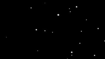 Falling Snow Animation on Dark Background in Vertical Format video