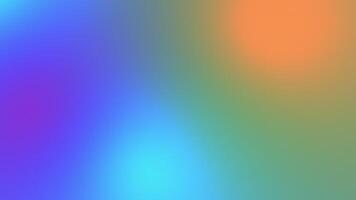 Multicolor gradient background with smooth transitions of blue, green, yellow, and pink tones. Abstract digital texture for modern design video