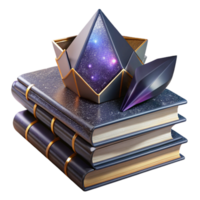 magnificent traditional Stack of Books Angled View Isolated Element exclusive png