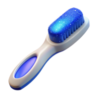 stunning minimalist White Toothbrush with Blue Bristles Transparent Background original png