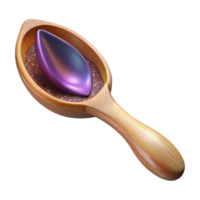 extraordinary vintage Wooden Spoon Front View Transparent Background original png