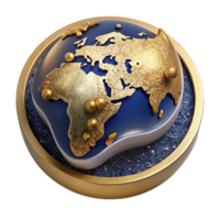 wonderful traditional World Map Flat View with Transparent Background authentic png