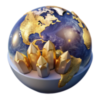 extraordinary classic World Map Flat View with Transparent Background original png